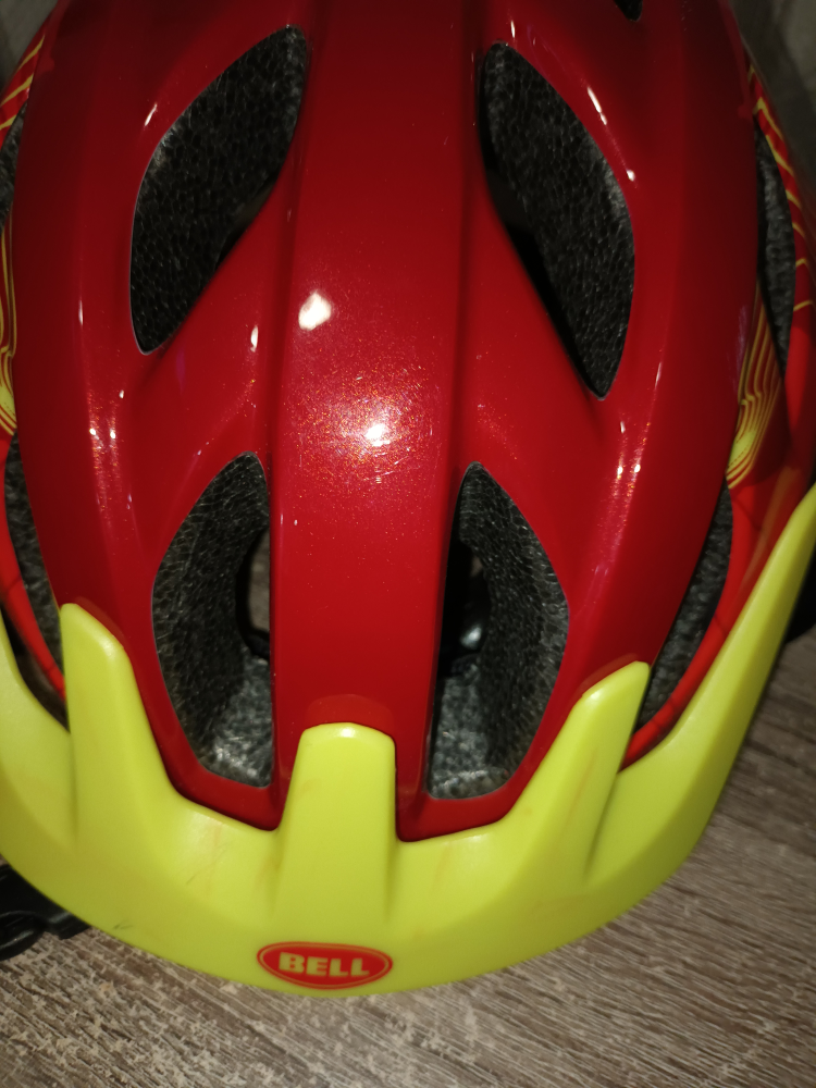 Bell Kid's Bike Helmet - Red & Yellow - photo 3