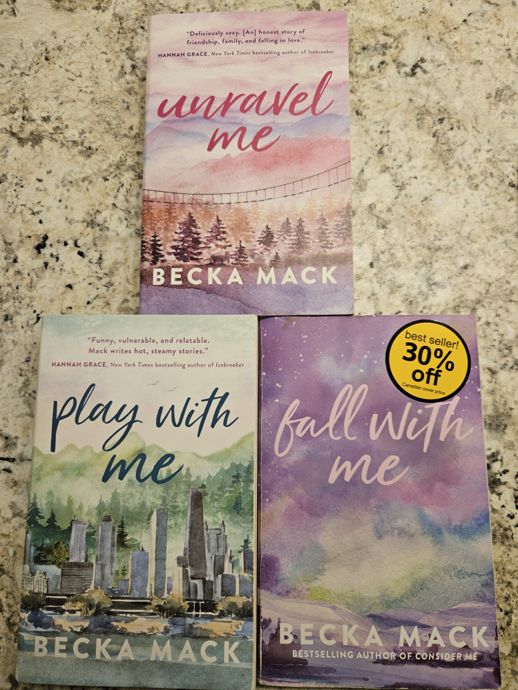 Becka Mack Novels - Unravel Me, Play With Me, Fall With Me