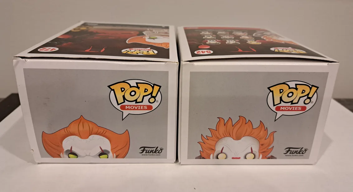 Funko Pop! Pennywise (IT) #472 & #542 image indicator(5)