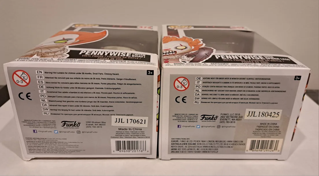 Funko Pop! Pennywise (IT) #472 & #542 image indicator(6)