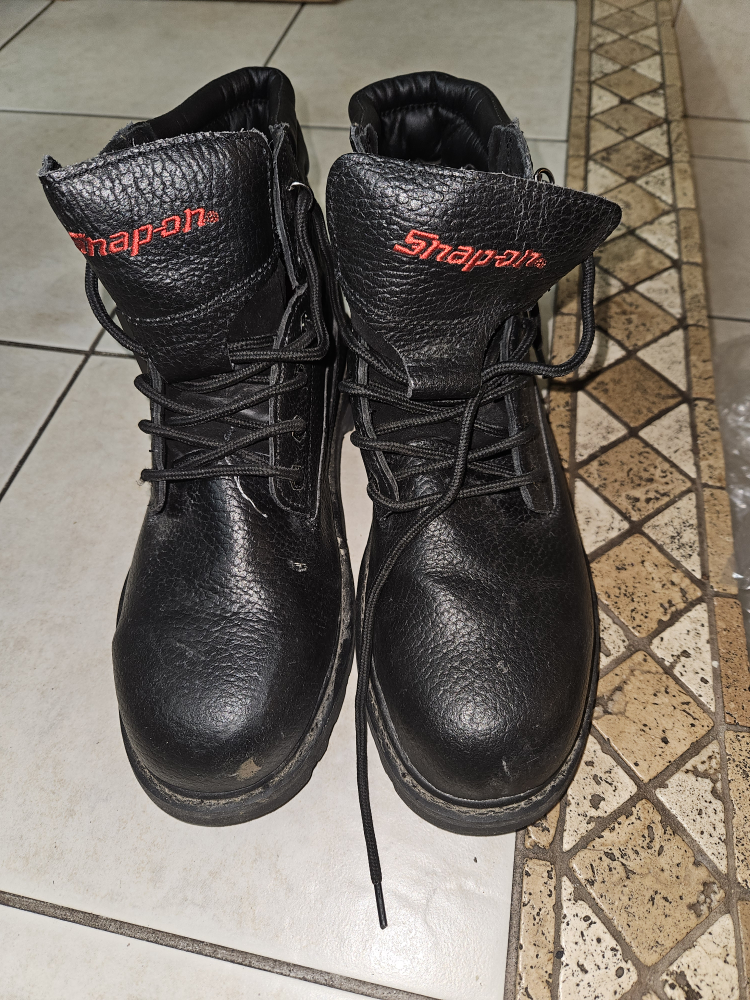 Snap-on Men's Black Leather Work Boots - photo 3
