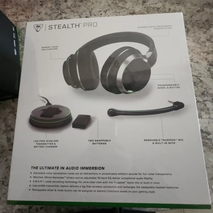 Turtle Beach Stealth Pro Wireless Gaming Headset - New image indicator(2)