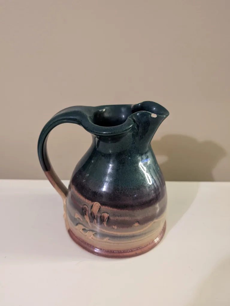 Handcrafted Pottery Creamer or Pitcher image indicator(5)