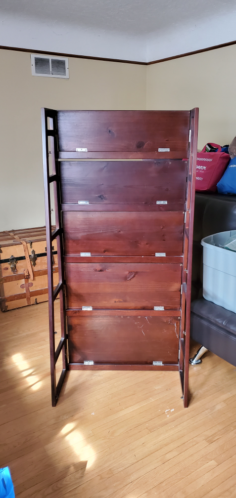 Foldable Wooden Bookshelf - photo 3