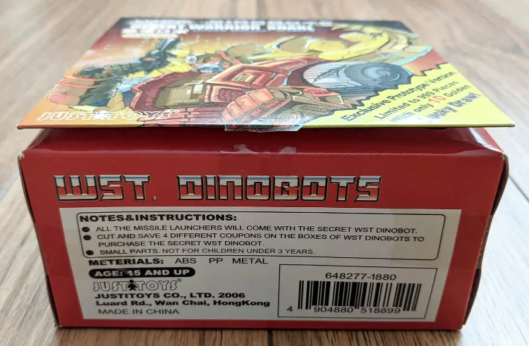 "Desert Warrior Snarl" - WST Dinobots - Justitoys - BRAND NEW image indicator(8)