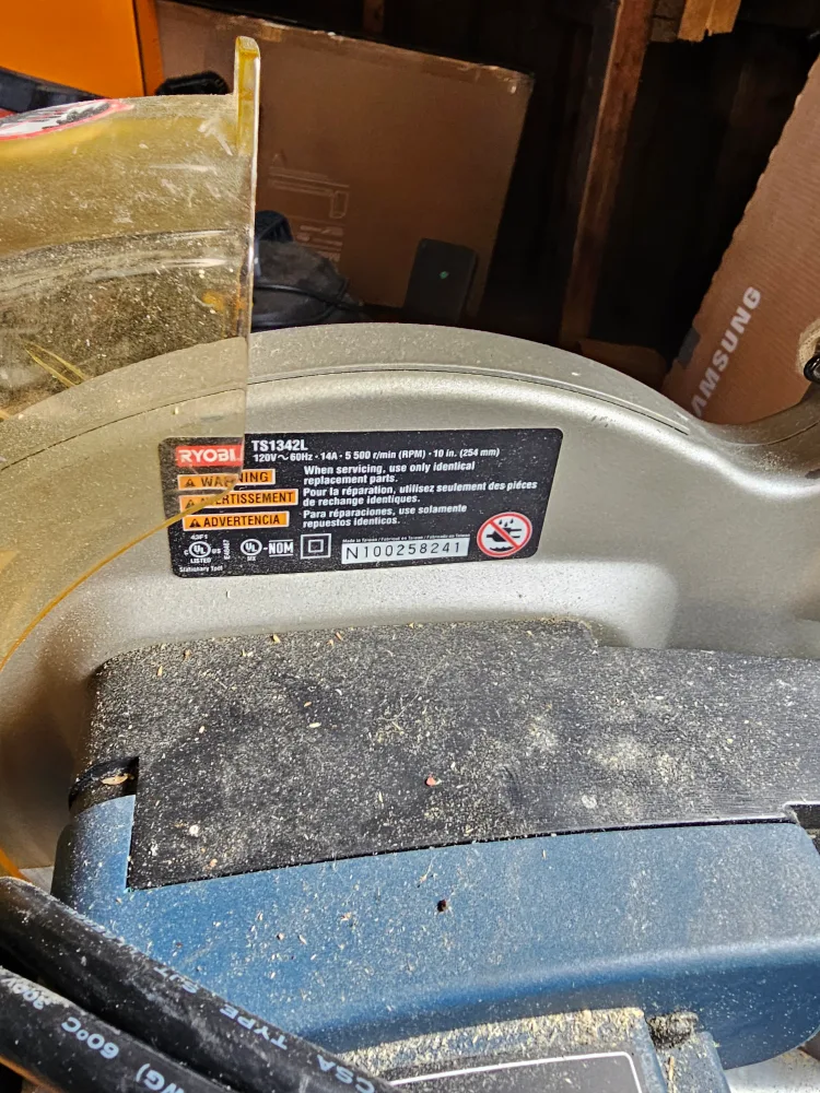 Ryobi Chop Saw image indicator(2)