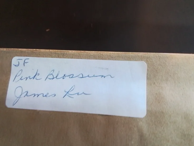 Chinese WC Signed James Lu '1998 w/ Appraisal image indicator(10)