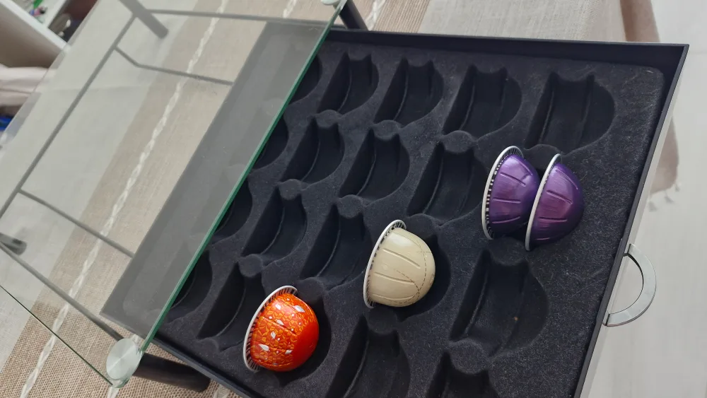Nespresso Capsule Holder/Stand with Glass Lid thumbnail