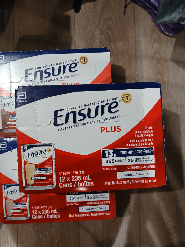 Ensure Plus Meal Replacement Shakes - Vanilla & Strawberry