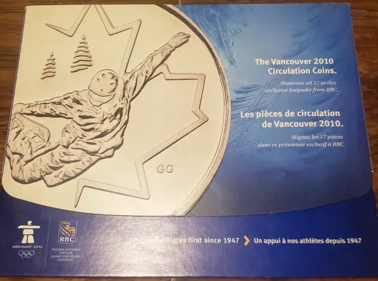 Vancouver 2010 Olympic Coins in RBC Keepsake Album image indicator(2)