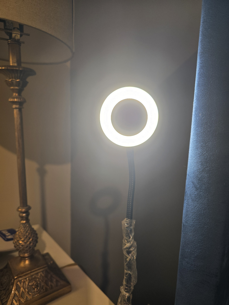 Clip-on LED Ring Light with Gooseneck - photo 2