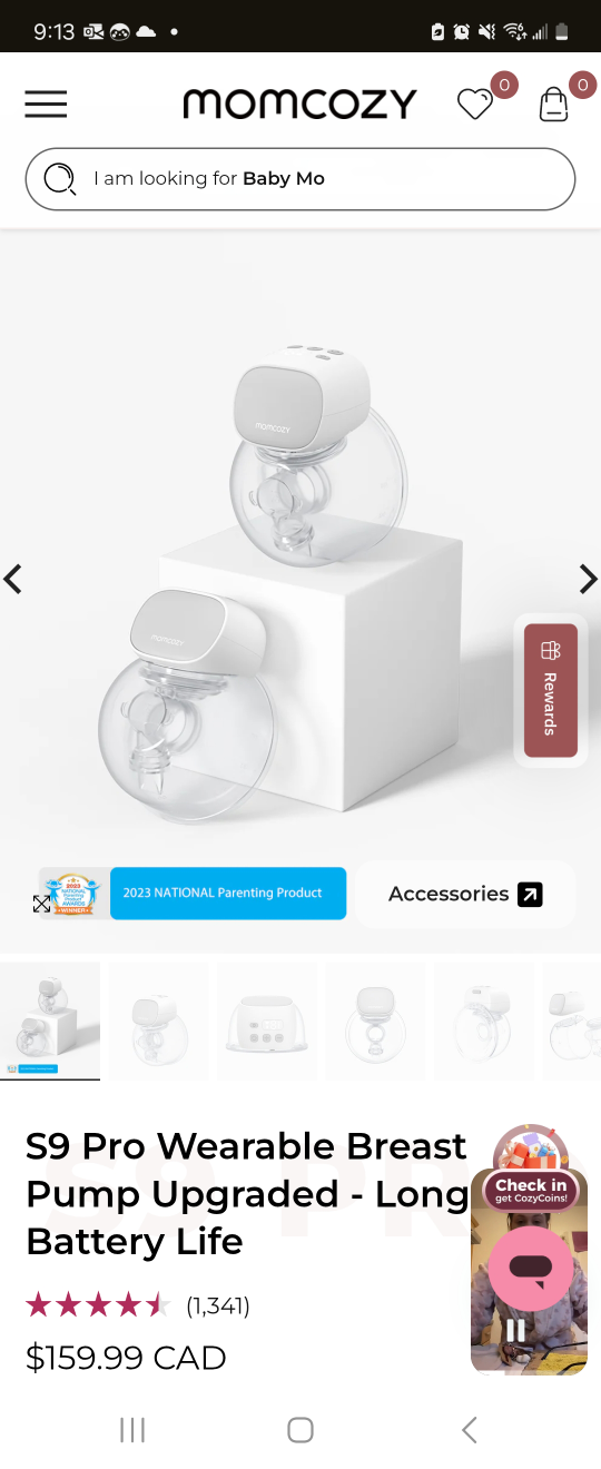 Momcozy S9 Pro Wearable Breast Pump - BRAND NEW IN BOX