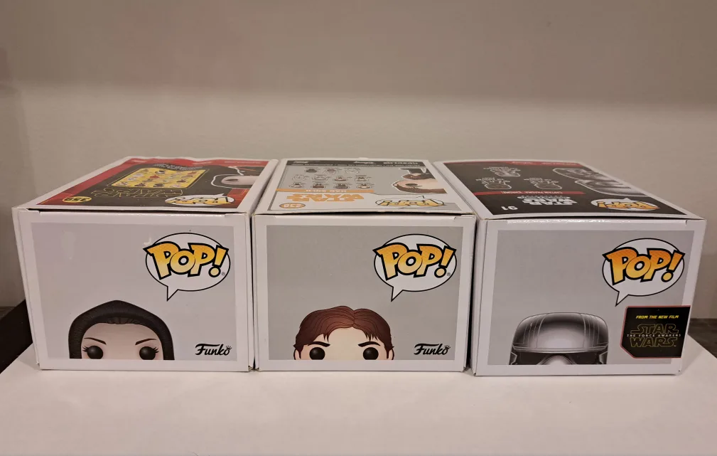 Star Wars 🎬 Funko Pop! Dark Side Rey, Han Solo, Captain Phasma image indicator(5)