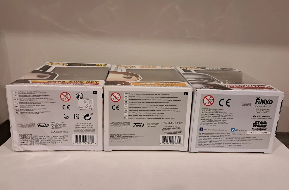 Star Wars 🎬 Funko Pop! Dark Side Rey, Han Solo, Captain Phasma image indicator(6)