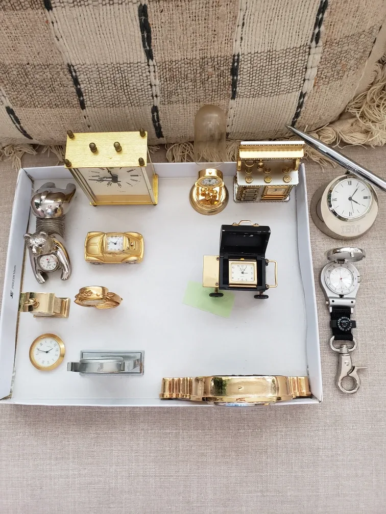 Collection of Miniature Clocks and Watches image indicator(3)