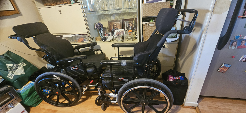 Pair of Lightweight Wheelchairs