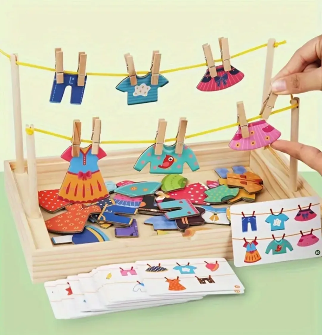 Wooden Dress-Up Puzzle Toy for Toddlers image indicator(4)