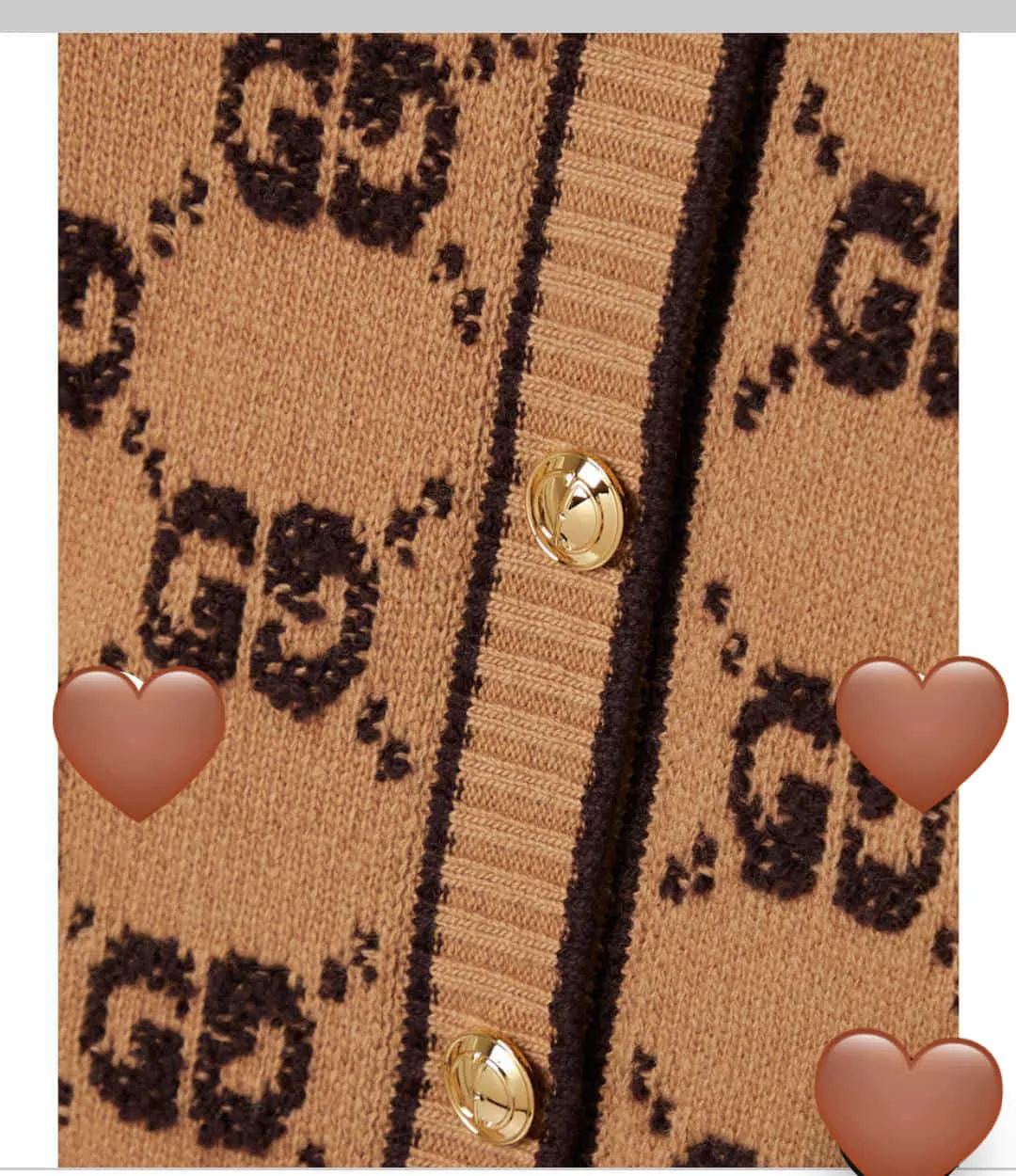 Gucci GG Knit jaquard styleCardigan image indicator(3)