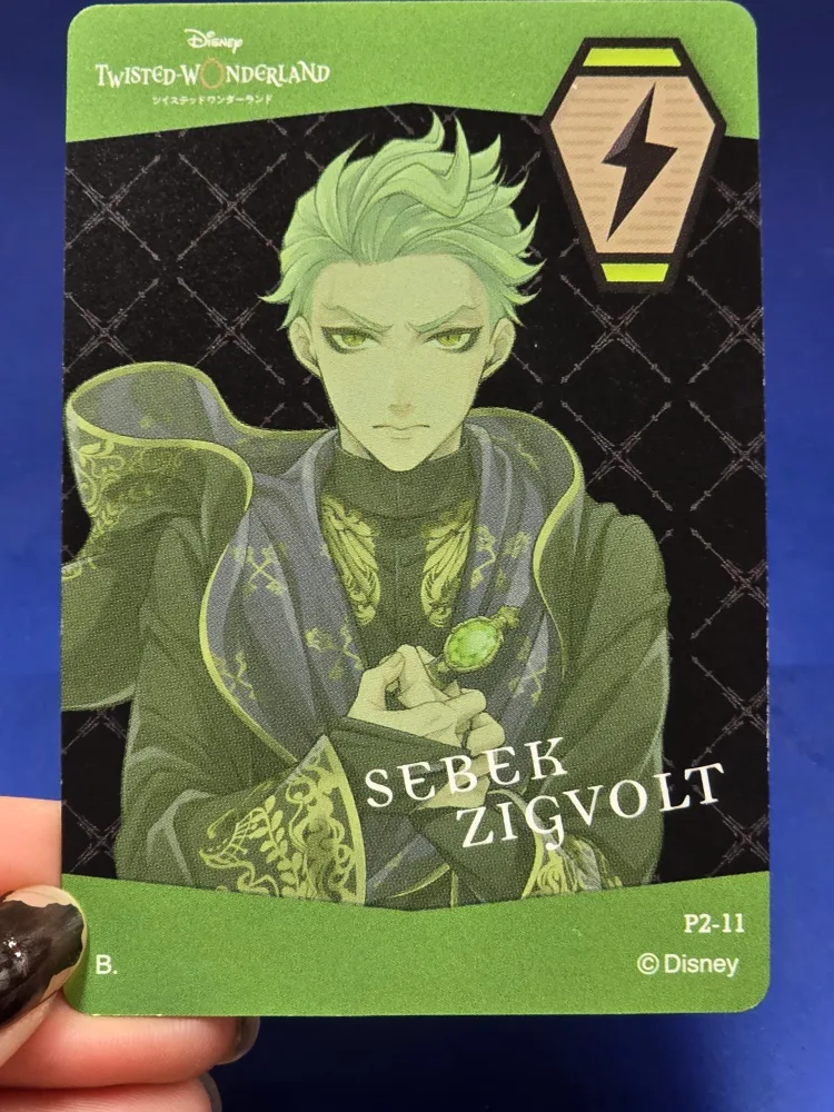 Disney Twisted Wonderland Sebek Zigvolt TCG Card image indicator(2)