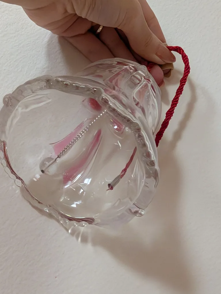 Vintage Crystal Glass  Sonorous  Bell image indicator(6)