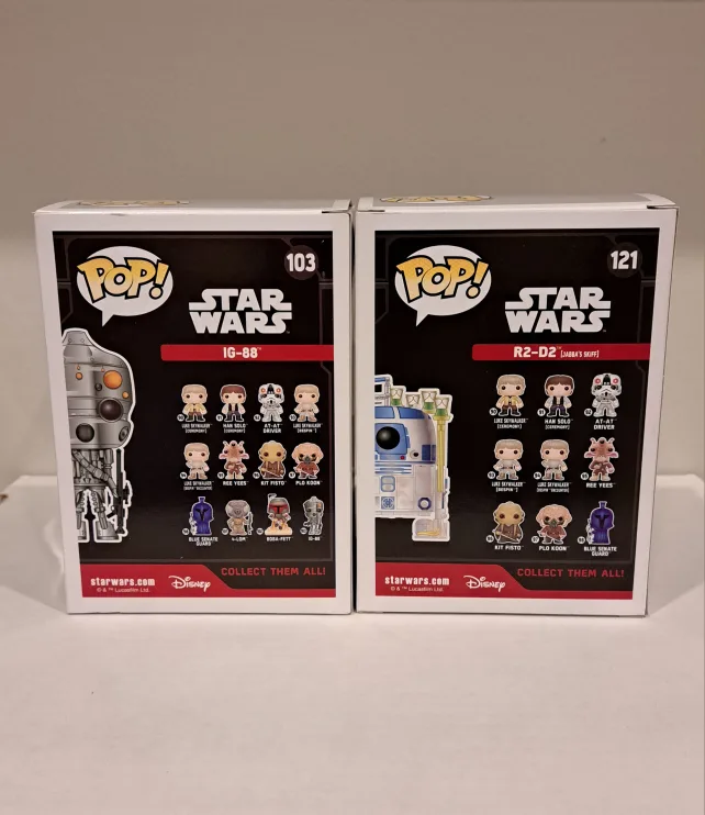 Star Wars 🤖 Funko Pop! - IG-88 & R2-D2 (Jabba's Palace) image indicator(3)