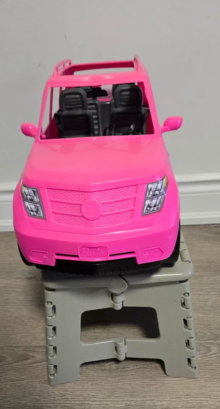 Barbie Pink SUV Toy Car image indicator(4)