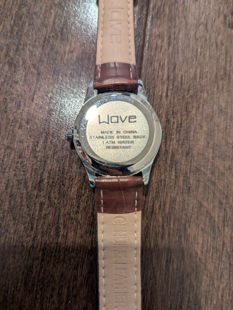 #freecycle Wave Women Wristwatch with Brown Leather Band image indicator(2)