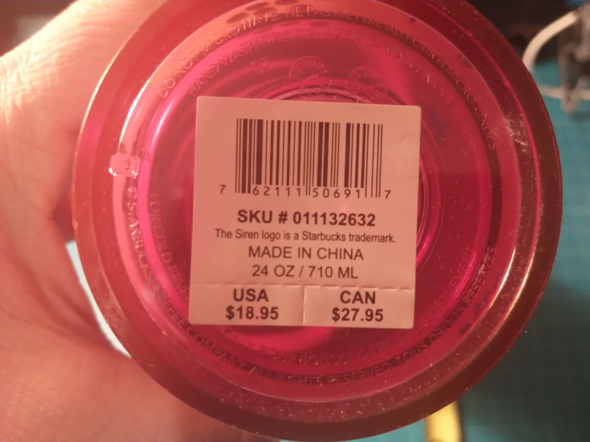 Brand New Starbucks 24 oz  (3 cups) Tumbler with Straw image indicator(4)