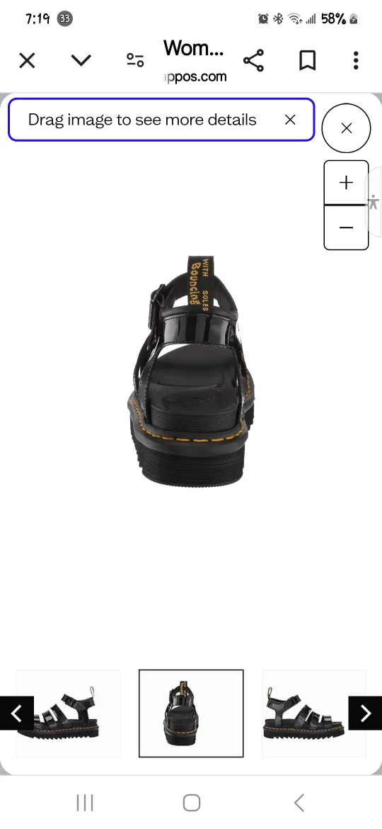 Dr. Martens Voss Patent Leather Sandals image indicator(4)