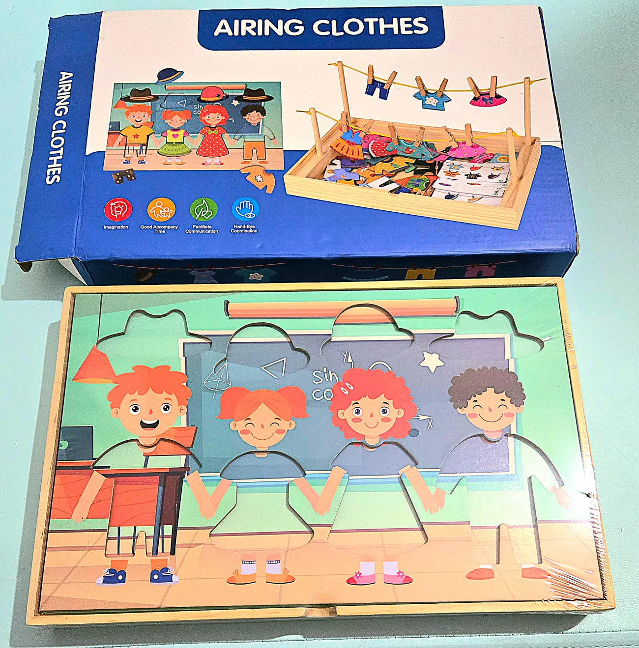 Wooden Dress-Up Puzzle Toy for Toddlers image indicator(6)