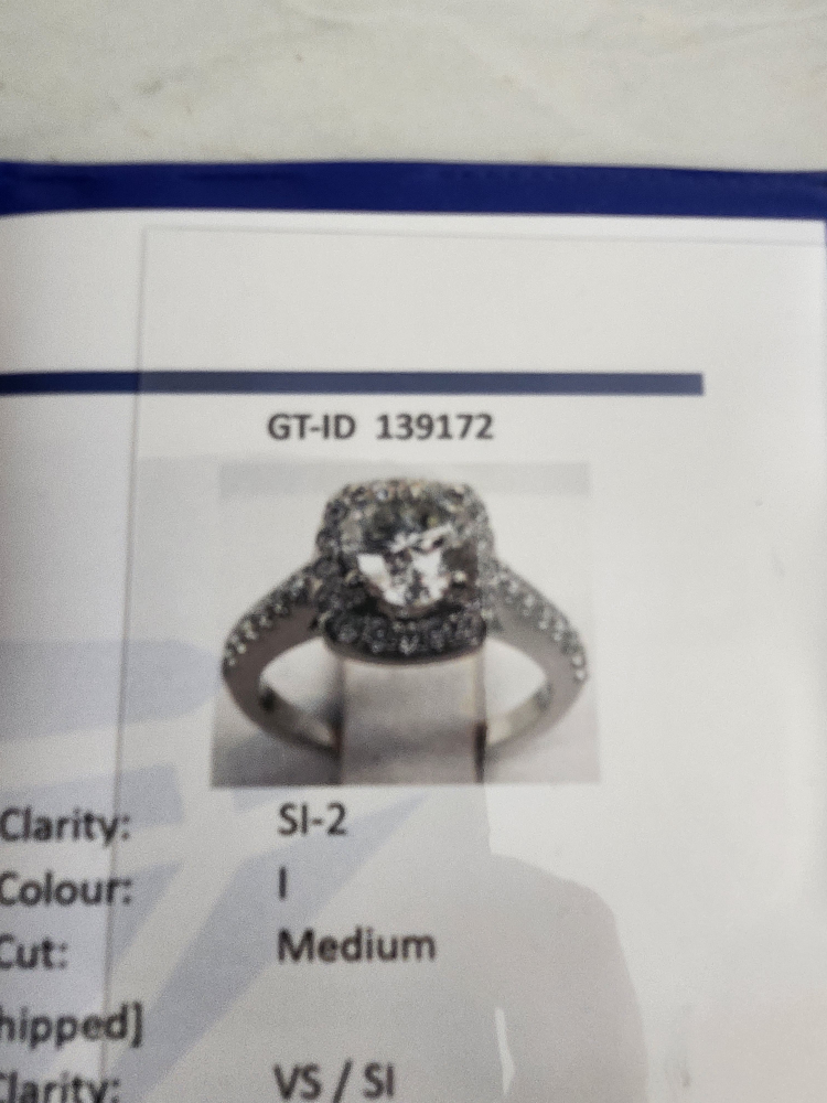 Randor 14k White Gold Diamond Engagement Ring - photo 2
