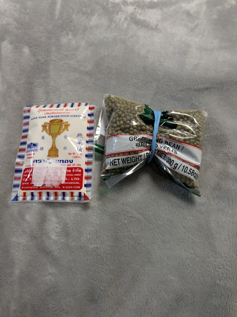 Agar-Agar Powder and Mung Beans