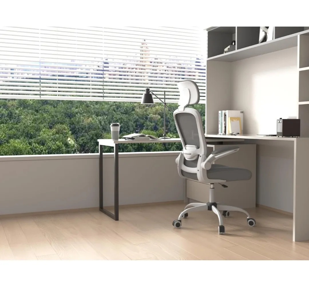 Ergonomic Mesh Office Chair with Headrest and Lumbar Support image indicator(3)