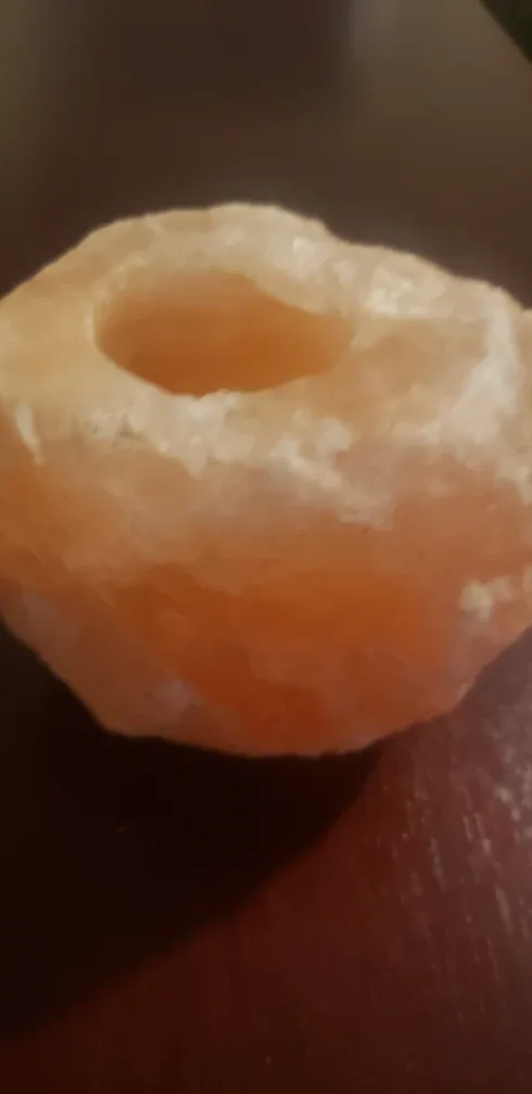 Himalayan Pink Salt Candle Holder thumbnail