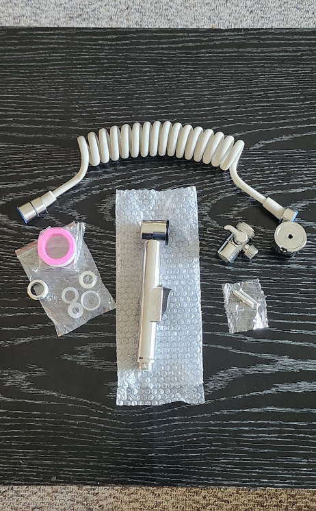 New Bidet Sprayer Set with Flexible Hose