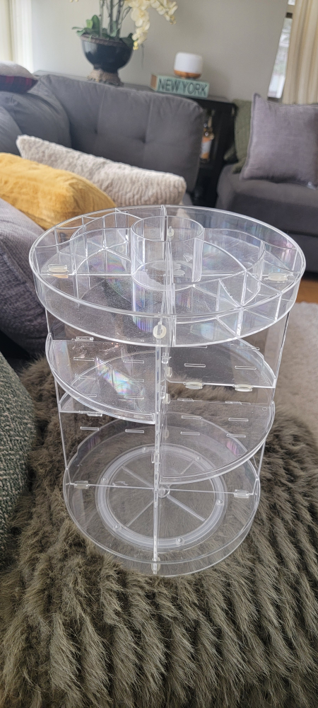 Rotating Acrylic Makeup Organiser - photo 2