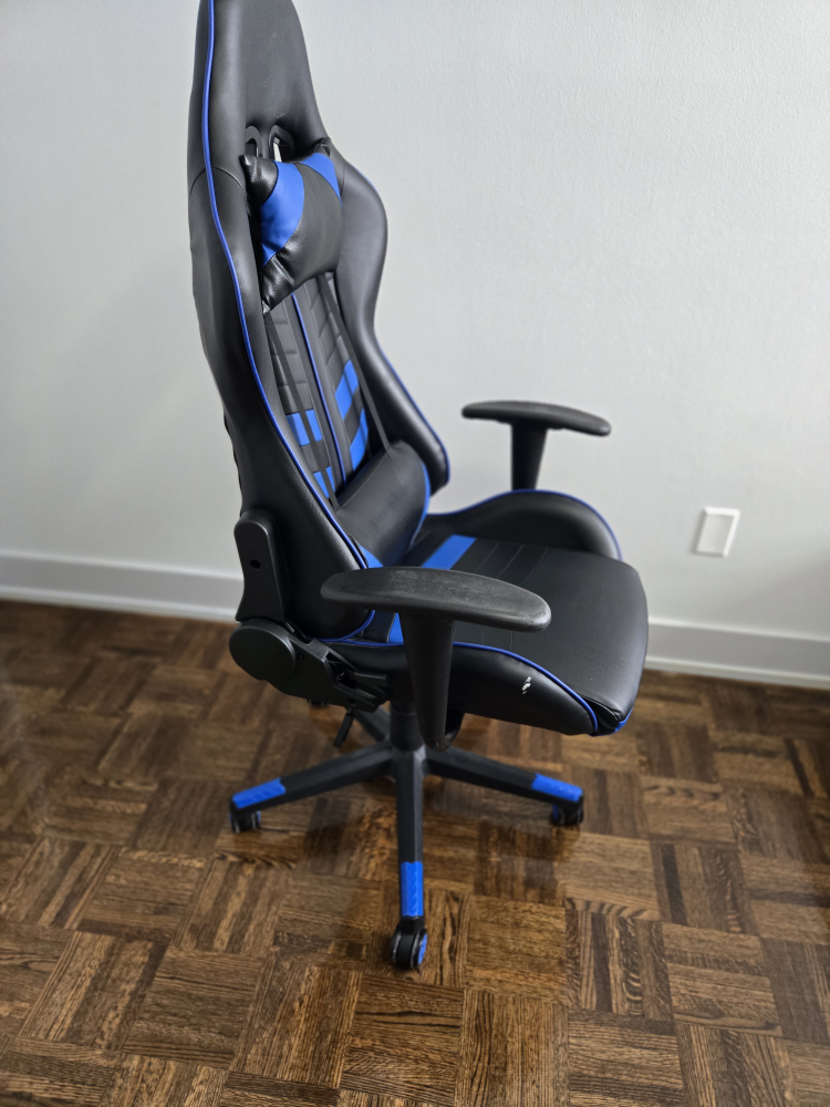 Gaming Chair - Black and Blue