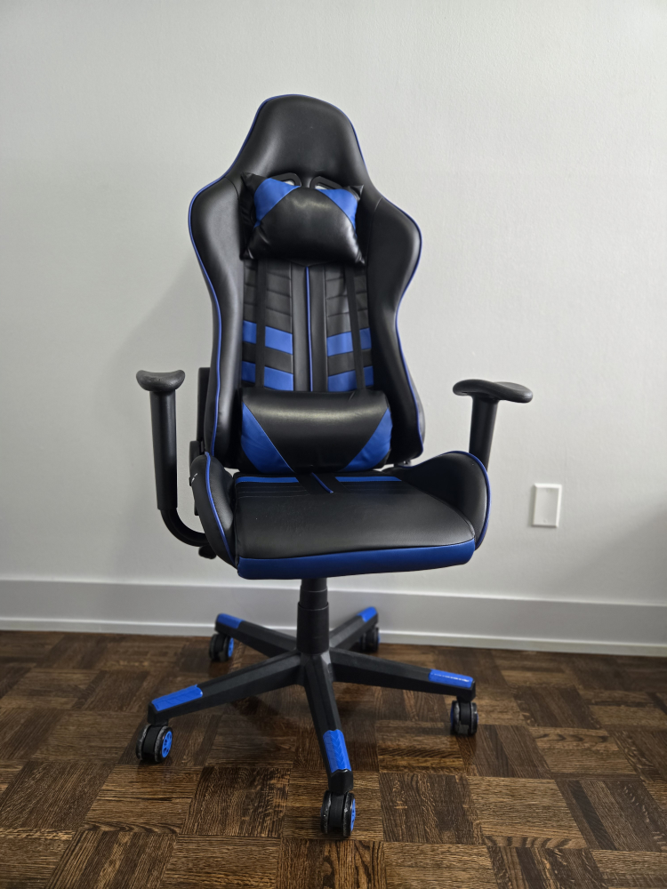 Gaming Chair - Black and Blue - photo 2