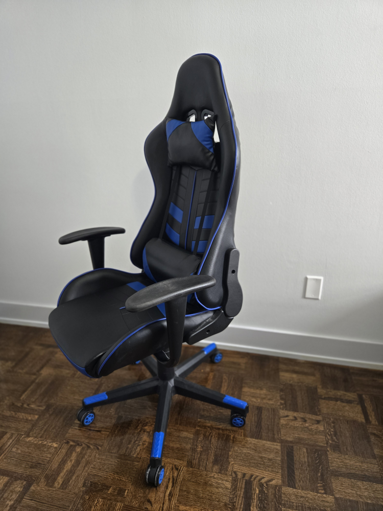 Gaming Chair - Black and Blue - photo 3
