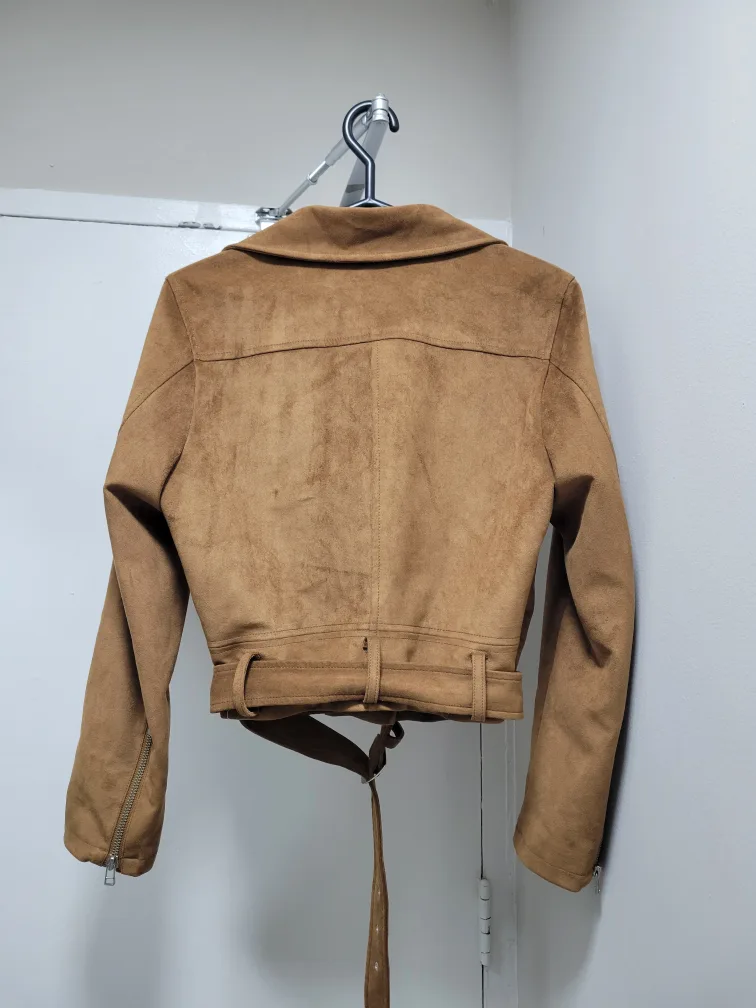 Talula (Aritzia brand) Suede Moto Style Jacket image indicator(4)