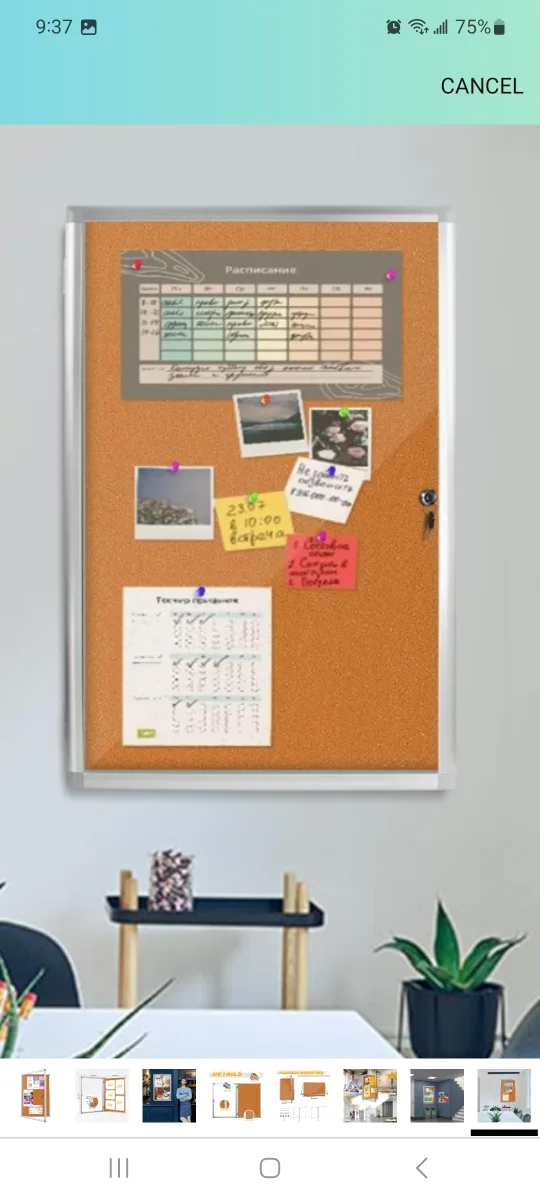 Maxrieny Outdoor Enclosed Bulletin Board image indicator(2)