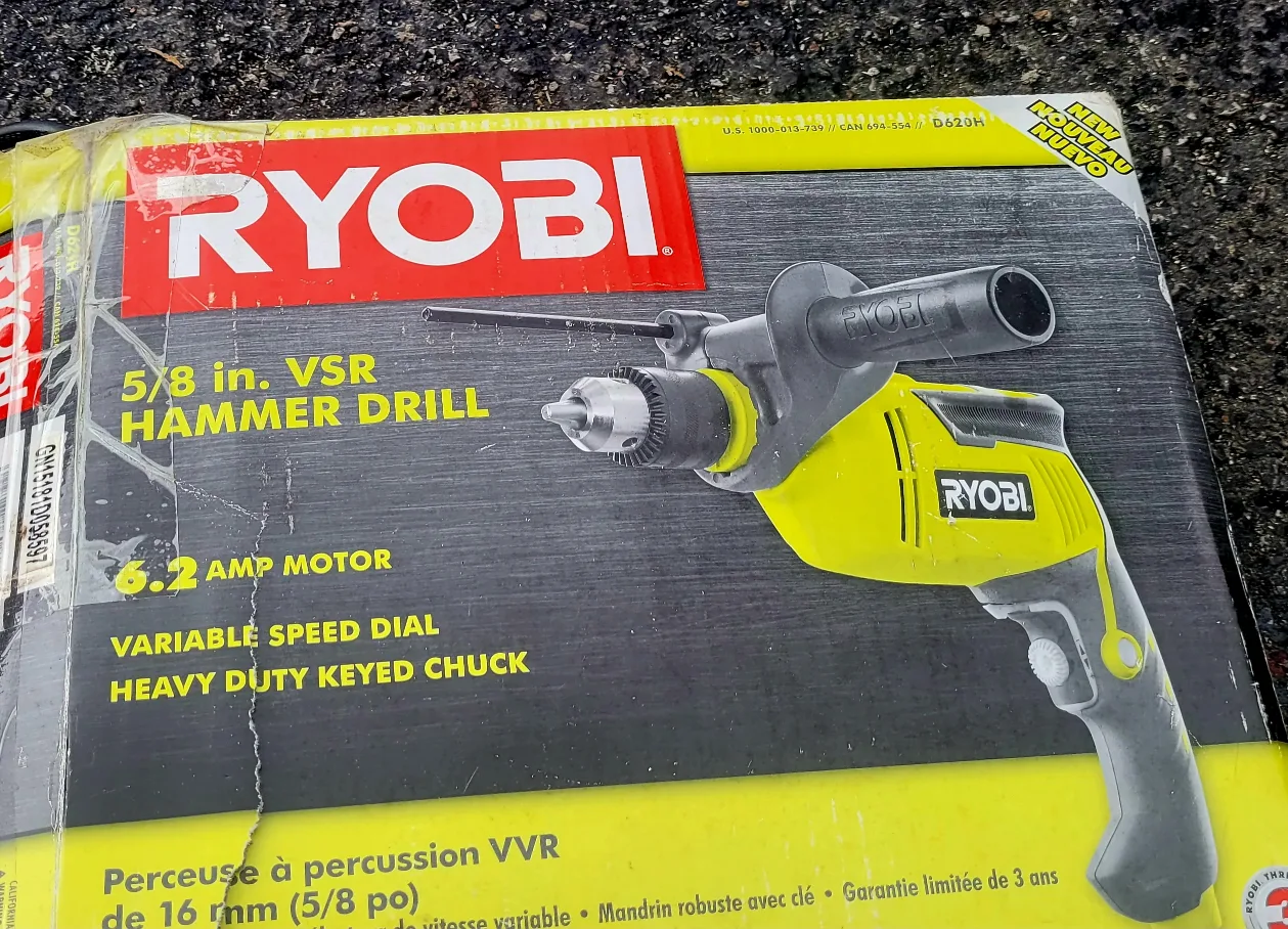 RYOBI 5/8 in. VSR Hammer Drill - 6.2 AMP Motor image indicator(7)