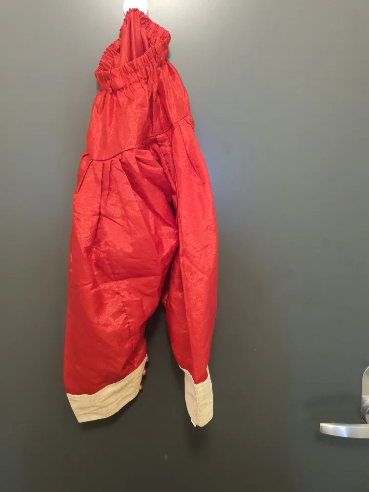 Girls' Red and Beige Salwar Kameez Suit🧡 image indicator(2)