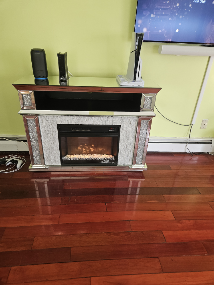 Electric Fireplace TV Stand comes with remote - photo 2