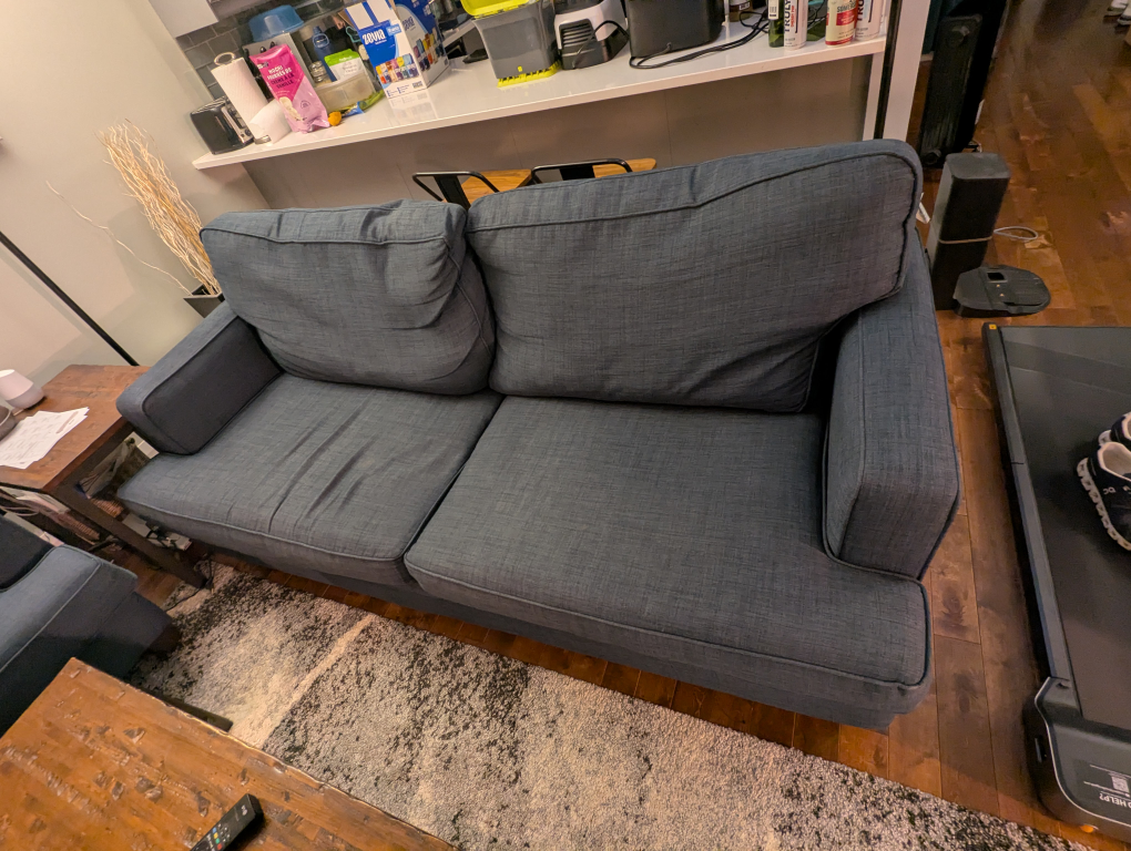 dark blue couch - photo 2