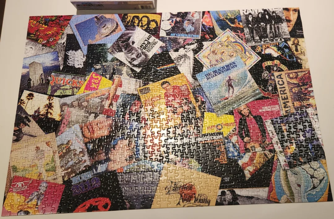 1000 Piece  Puzzle - Cool Album Cover Collage image indicator(2)