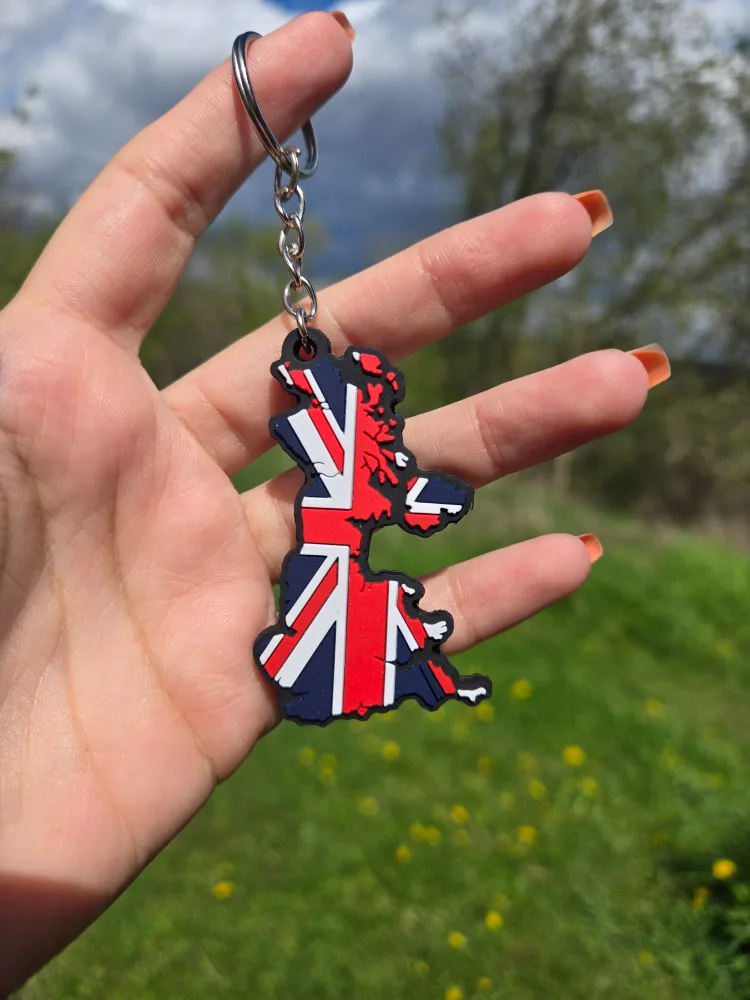 2D Country & Flag Key Charm, Double Sided image indicator(7)