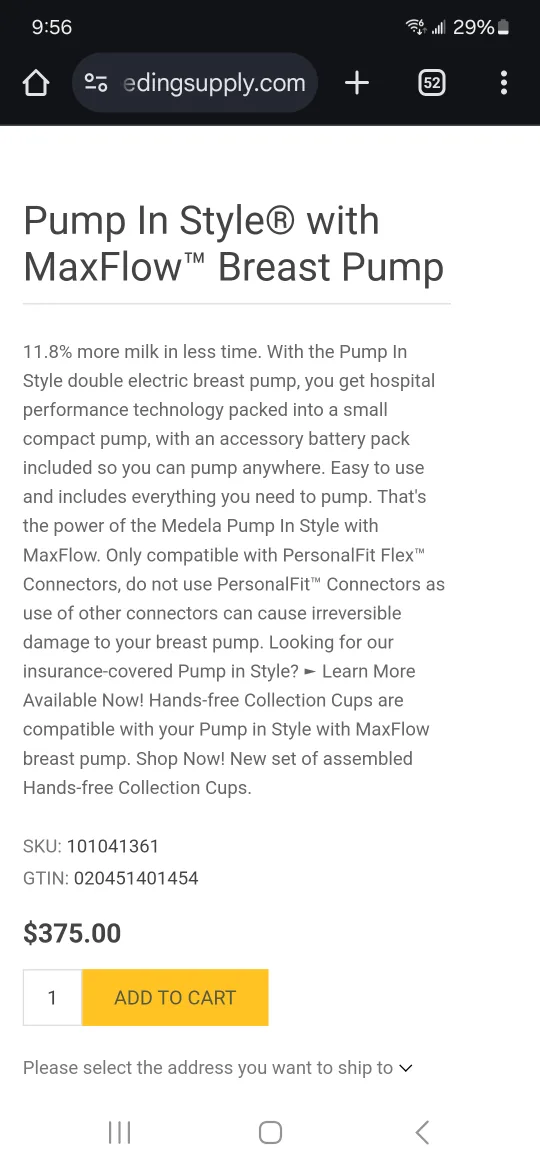 Breast Pump+Bottle Warmer + 5 Like New Bottles image indicator(2)