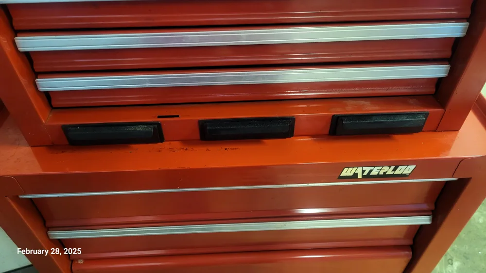 Waterloo Shop Series Red Tool Chest and Cabinet Set image indicator(7)