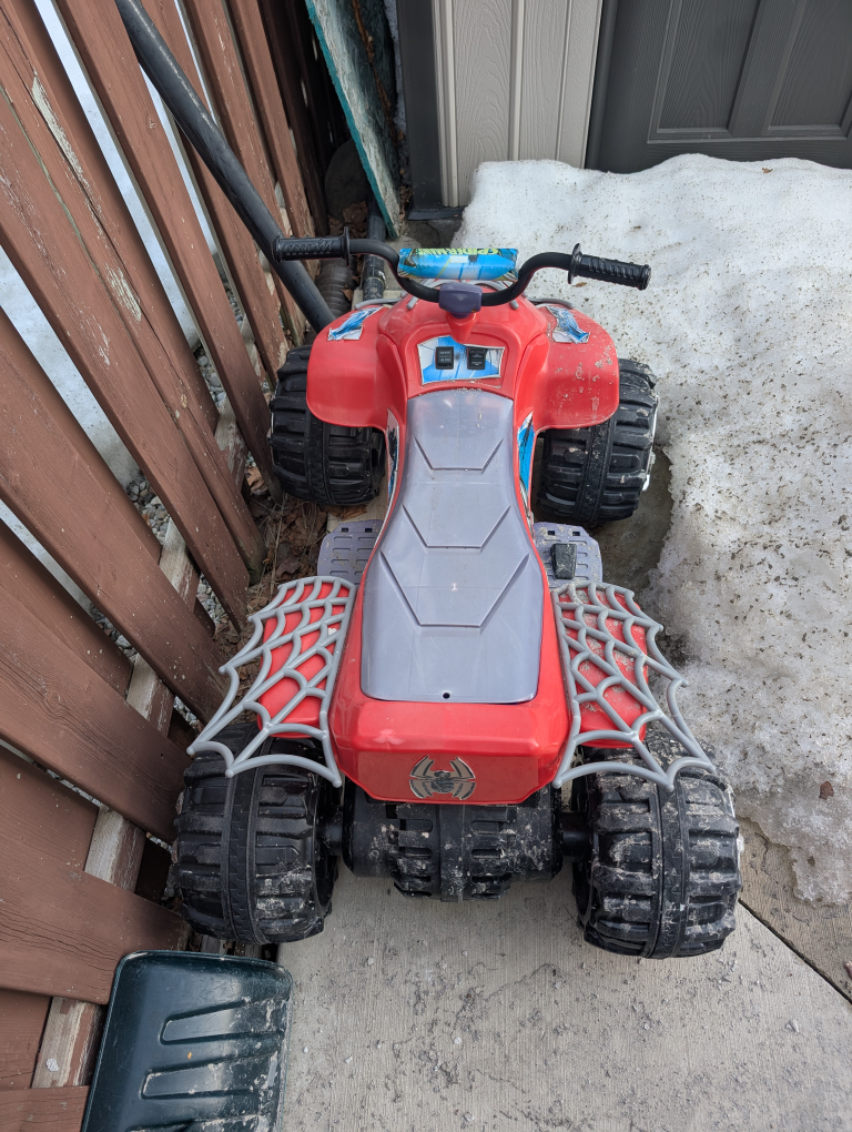 Kids' Spider-Man ATV Ride-on Toy